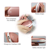 Hands Bestie - Hand & Pocket Warmer 2-in-1 Rechargeable Portable USB Power Bank Battery